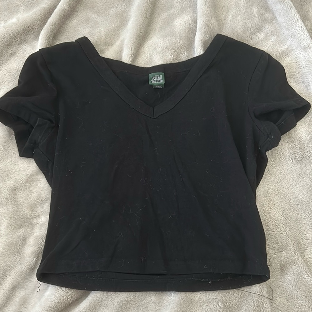 Black Crop Top